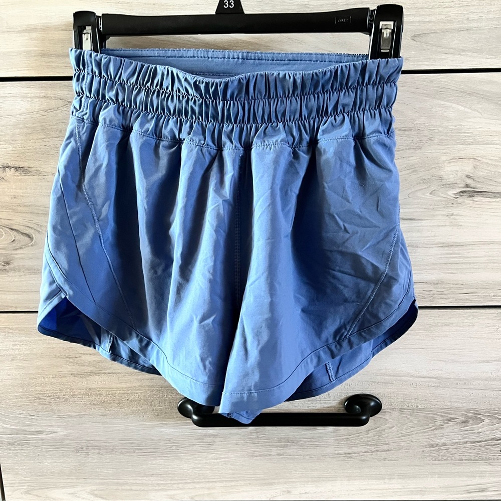 Lululemon Track That shorts in water drop